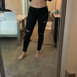 PAIGE black skinny verdugo ankle